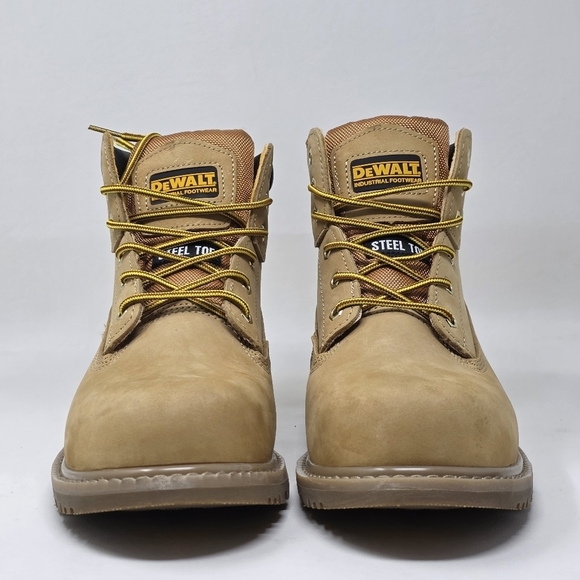 DeWALT Hancock Men’s Size 10.5M S3 Honey Safety Steel Toe Leather Ankle Boot New - Picture 7 of 11